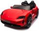 Czerwone Porsche Taycan Turbo S Licencjonowane Autko na Akumulator dla Dzieci EDUKAMP 20
