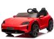 Czerwone Porsche Taycan Turbo S Licencjonowane Autko na Akumulator dla Dzieci EDUKAMP 10