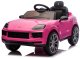 Porsche Różowe Cayenne dla Dziewczynki Licencjonowany Pojazd na Akumulator EDUKAMP 2