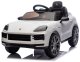 Porsche Białe Cayenne 12V Licencjonowane Autko na Akumulator dla Dzieci EDUKAMP 4
