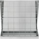vidaXL Skrzynka na siano Srebrny 71 x 33 x 70 cm Stal Galwanizowana 5