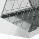 vidaXL Skrzynka na siano Srebrny 71 x 33 x 70 cm Stal Galwanizowana 9