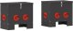 vidaXL Karmnik dla kur 2 pcs Czarny 60.5 x 29 x 51 cm 2