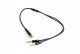 Adapter audio stereo 2x3.5mm minijack, 4PIN, 0.2m / 1
