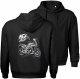 Bluza z kapturem motocyklowa z motocyklem na motor Honda NC 750 X męska czarna XXL 1