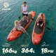 Peme Hydro SUP 350x81x15 Sunset Orange deska pompowana 6