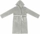 vidaXL Szlafrok z kapturem Szary xxxl Flanela 2