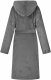 vidaXL Szlafrok z kapturem Ciemnoszary fleece 4