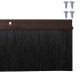 vidaXL Uszczelki z szczotką do drzwi na zatrzask 12 pcs Brązowy 100 cm 6