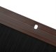 vidaXL Uszczelki z szczotką do drzwi na zatrzask 12 pcs Brązowy 100 cm 8