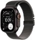 Smartwatch Apple Watch Ultra 3 GPS + Cellular 49mm Black Titanium / Titanium Milanese Loop S Czarny  (MF1N4QF/A) 1