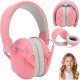 Nauszniki ochronne dla dzieci słuchawki wygłuszające wyciszające różowe 1