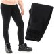 LAEMI ocieplane elastyczne legginsy dziecięce klasyczne getry polskie czarne 116 1