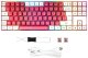 GAMIAC TKL90G Gaming Keyboard, Kailh Red - white/red 3