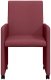 vidaXL Krzesła jadalne 2 pcs czerwone wino 57 x 66 x 94 cm tkanina 4
