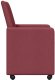 vidaXL Krzesła jadalne 2 pcs czerwone wino 57 x 66 x 94 cm tkanina 5