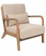 Fotel SKOVDE Beżowy 1