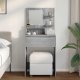 vidaXL Toaletki do sypialni z szufladą Szary Sonoma 80 x 39,6 x 135 cm 4