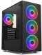 Obudowa 1stCOOL Obudowa Rainbow Mid Tower ATX AU przezroczysty panel boczny 4x 120mm Fan 650W 88+ czarny 1