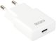 Ładowarka Deltaco USB-C wall charger 1x USB-C PD 30 W, slim size, supports PPS, white / USBC-AC156 / 1903268 1