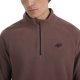 4f Bluza polarowa męska brązowa 4FWAW25UFLEM065 80S XL 5