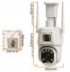 Kamera IP ORLLO Kamera IP TZ8 Dual 4MP+4MP 4G Wi-Fi 6