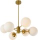 Lampa wisząca Domoletti PENDANT LIGHT RAILE 6XE27 GOLD 1
