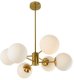 Lampa wisząca Domoletti PENDANT LIGHT RAILE 6XE27 GOLD 2