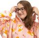 Kocobluza damska oversize koc bluza 2w1 z kapturem ciepła szlafrok futrzak piesek corgi UNIWERSALNY 12