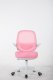 Krzesło biurowe Cobra King Junior Biało-różowe 5