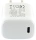 Ładowarka sieciowa GaN USB-C 20W PD3.0 PPS biała 9
