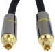 Kabel PremiumCord Optyczny audio kabel Toslink, OD:7mm, Gold-metal design + Nylon, 3m 1