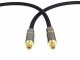 Kabel PremiumCord Optyczny audio kabel Toslink, OD:7mm, Gold-metal design + Nylon, 3m 4