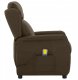 Fotel do masażu z brązowego materiału Lumarko! 4