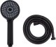 Słuchawka prysznicowa z wężem SURIPA 3 funkcje Czarny 4