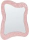 Lustro ścienne PENCRAN 60 cm 80 cm Różowy 1
