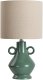Lampa stołowa Beliani Lampa stołowa KERULEN Ceramika zielona 1