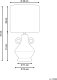 Lampa stołowa Beliani Lampa stołowa KERULEN Ceramika zielona 3