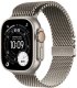 Smartwatch Apple Watch Ultra 3 GPS + Cellular 49mm Natural Titanium / Titanium Milanese Loop L Szary  (MF0E4QP/A) 1