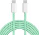 Kabel USB Kruger&Matz Kabel USB typu C - USB typu C 100 W 1,5 m zielony Basic 3