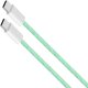 Kabel USB Kruger&Matz Kabel USB typu C - USB typu C 100 W 1,5 m zielony Basic 4
