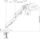 Maclean Uchwyt biurkowy na monitor 17" - 32" (MC-133) 6