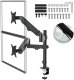 Maclean Uchwyt biurkowy na 2 monitory 17" - 32" (MC-136) 1