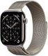 Smartwatch Apple Watch 11 42 mm GPS + Cellular milanese z tytanu Zegarek Series 11 GPS+Cell MF8P4ET/A (195950471038) 1