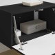 vidaXL Szafka pod telewizor czarna 60 x 31 x 29.5 cm 4