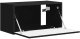 vidaXL Szafka pod telewizor czarna 60 x 31 x 29.5 cm 5