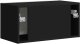 vidaXL Szafka pod telewizor czarna 60 x 31 x 29.5 cm 8