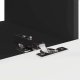 vidaXL Szafka pod telewizor czarna 60 x 31 x 29.5 cm 10