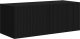vidaXL Szafka pod telewizor czarna 60 x 31 x 29.5 cm 2