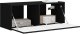 vidaXL Szafka pod telewizor czarna 60 x 31 x 29.5 cm 3